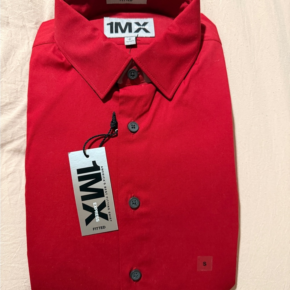 Express Red Dress Shirt